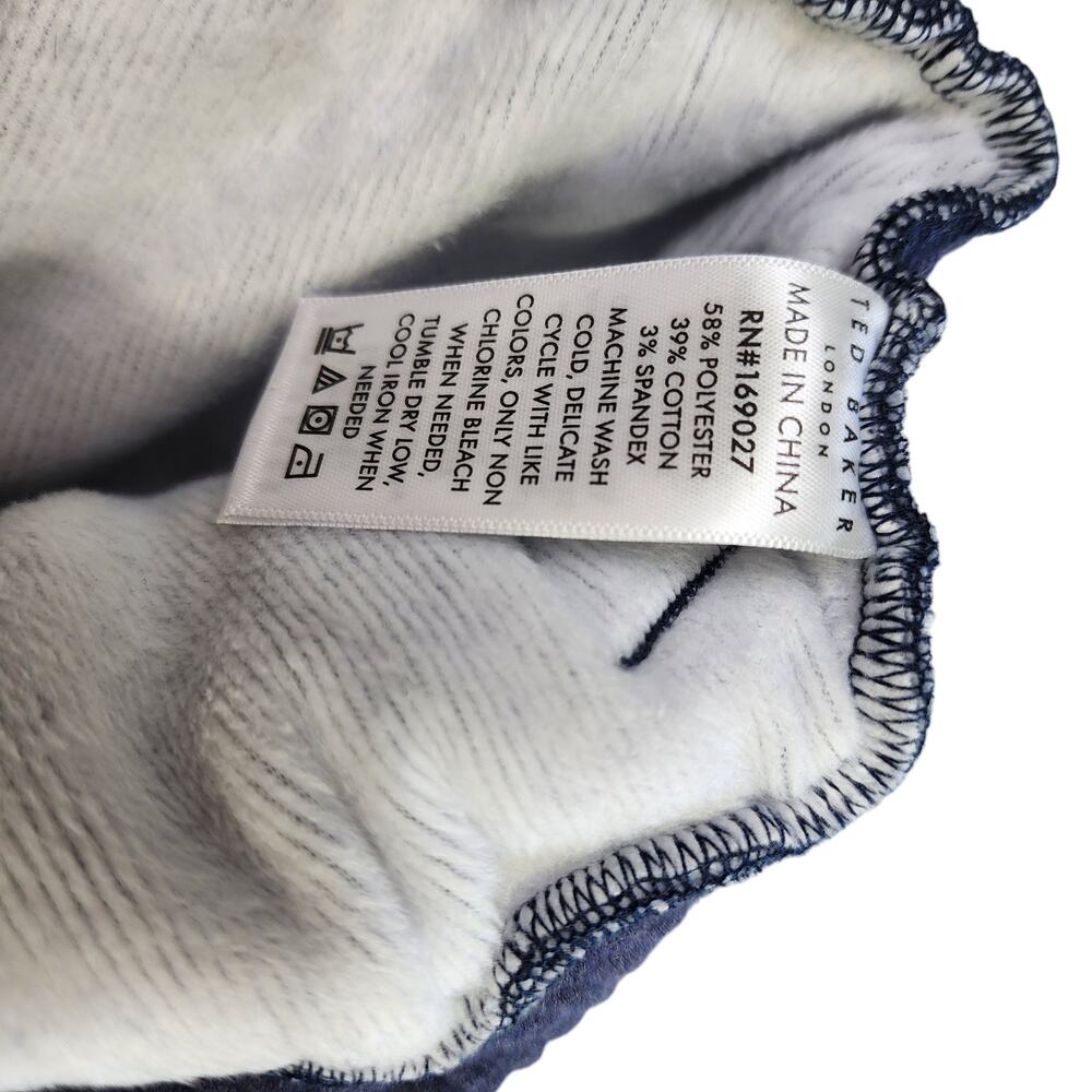 Ted Baker Mens Luxe Fused Fleece Lounge Jogger Pants Size XL Navy Heather Cozy - Picture 9 of 12
